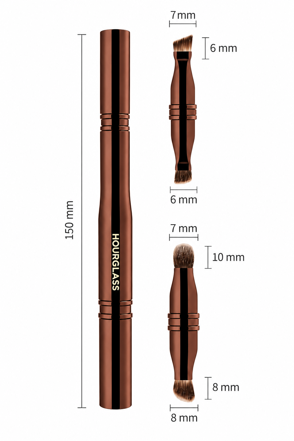 Hourglass Four-Head Multifunctional Makeup Brush